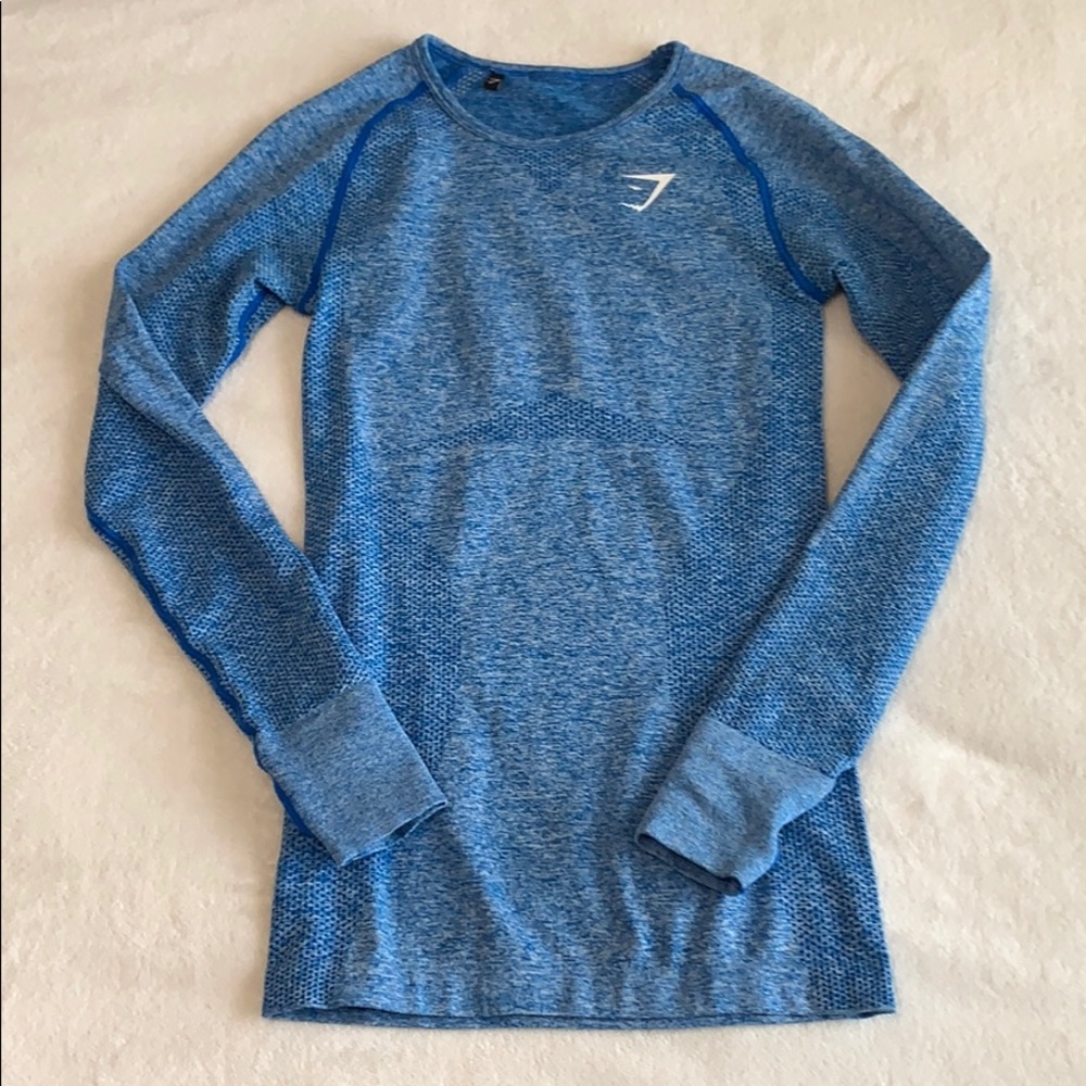 OG BLUEBERRY MARL VITAL SEAMLESS LONG SLEEVE